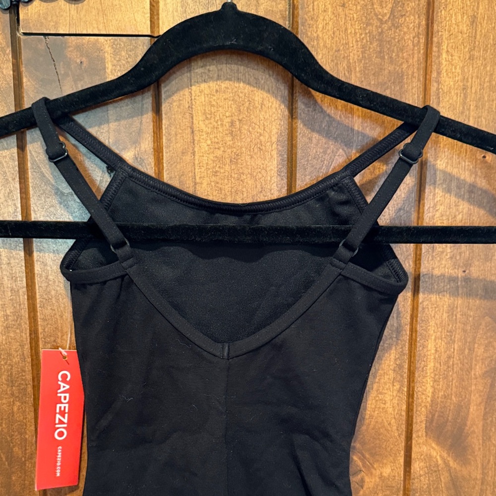 Capezio Black Spaghetti Strap Leotard - Picture 6 of 6